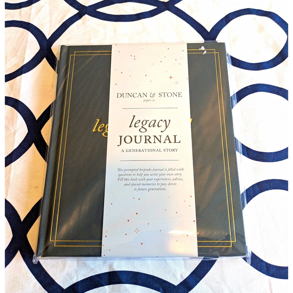 Duncan & Stone Paper Co. Legacy Journal - A Generational Story Blank Diary